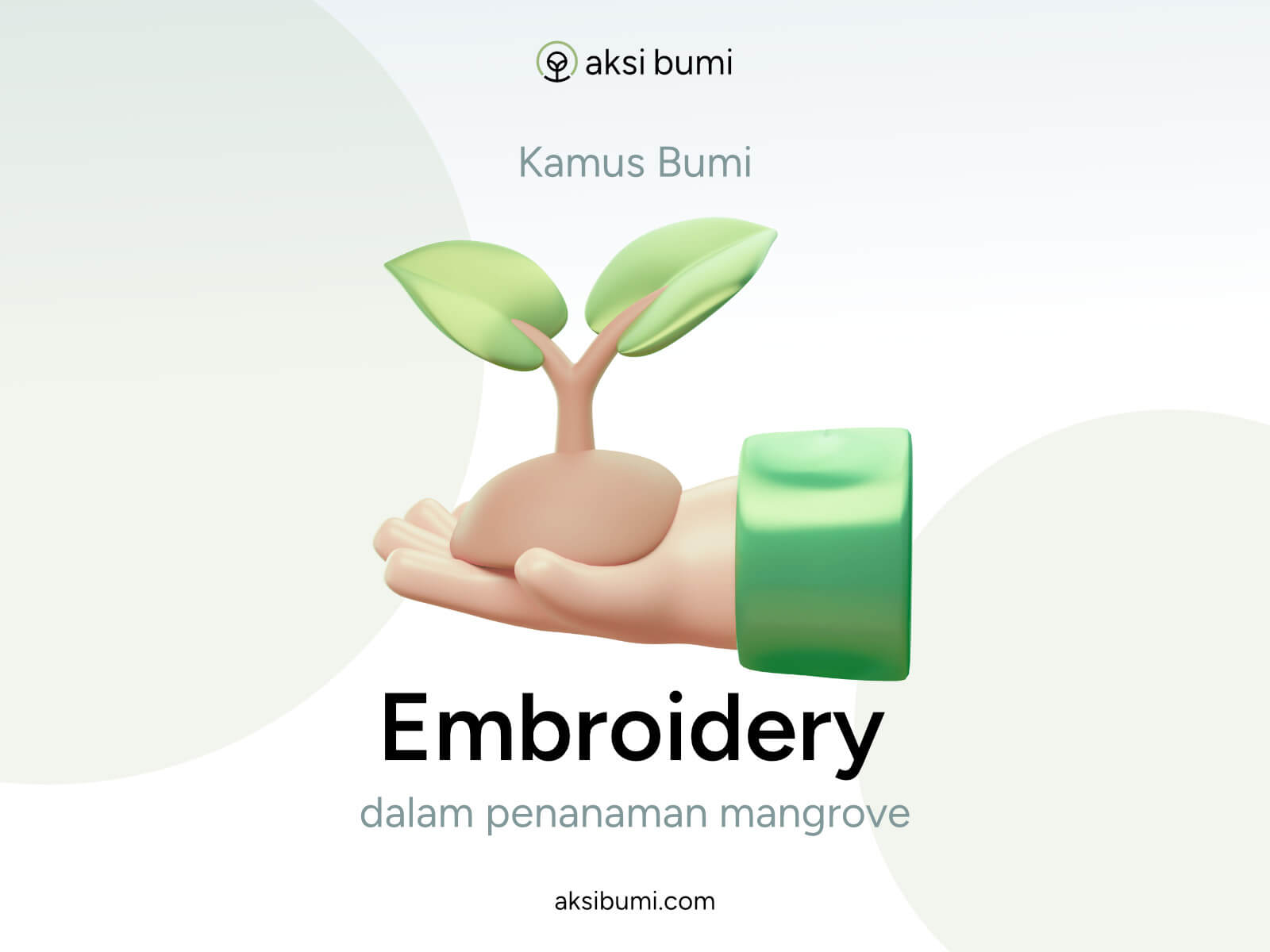 Mengenal Istilah Mangrove Embroidery